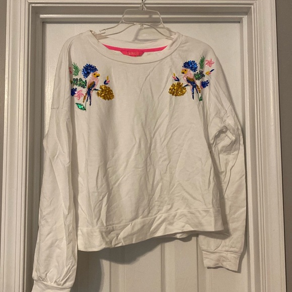 Lilly Pulitzer Tops - EUC Lilly Pulitzer sequin top! Medium